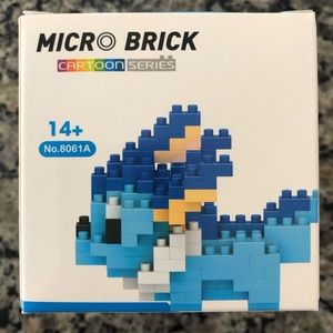 Pokémon Vaporeon micro bricks